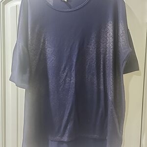 LuLaRoe Navy Blue Top